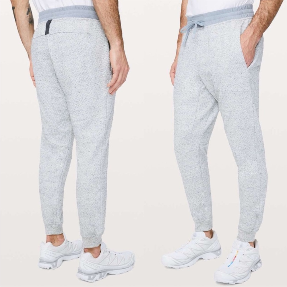 Lululemon At Ease Joggers Sz | S Heathered  Melody Light Grey